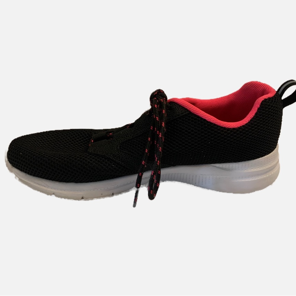 Champion women’s running shoes.  Used, size 11.  Very clean.  Pink and black.